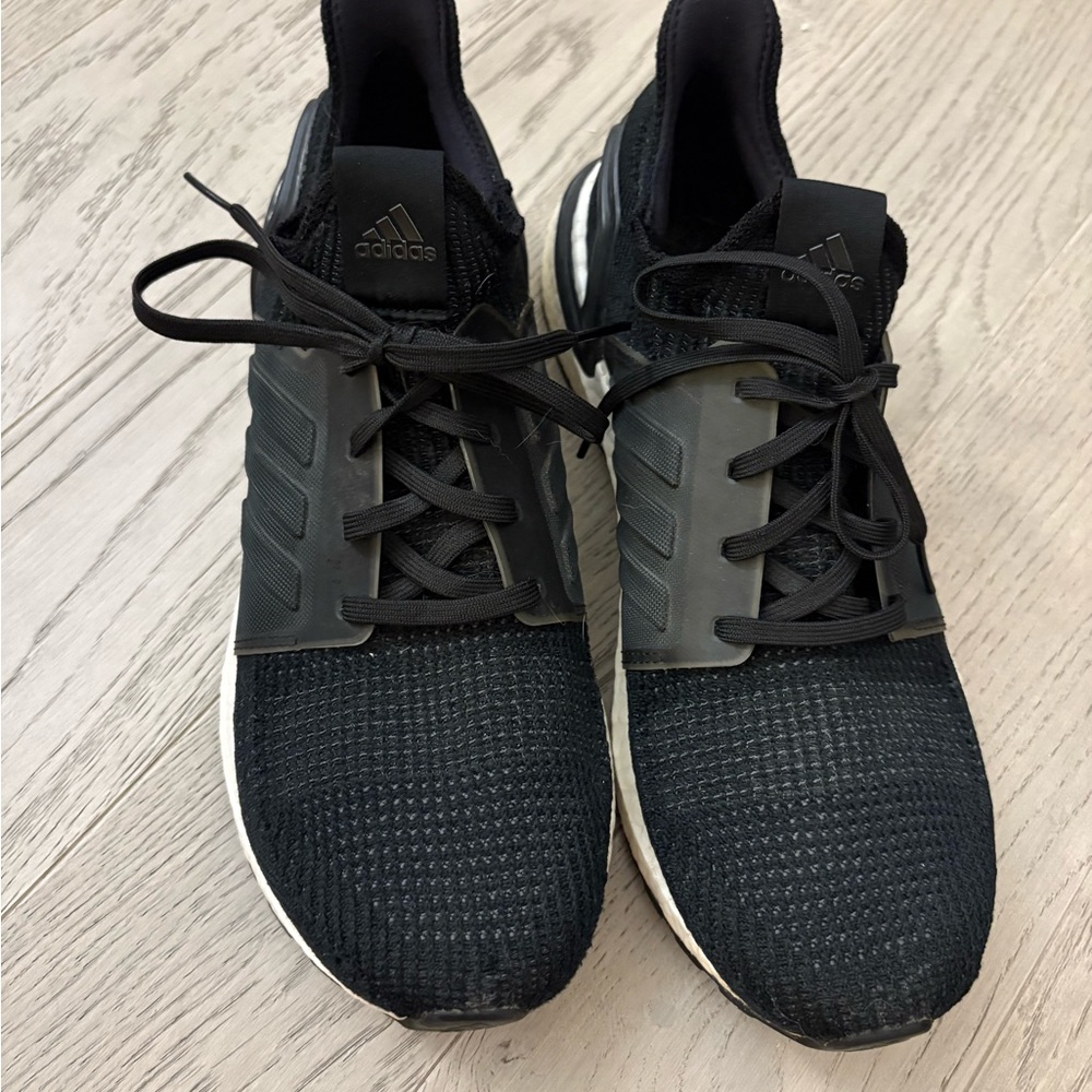 Adidas Ultraboost 19 Running Shoes Black White Mens 11.5US